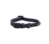 Rogz Amphibian Classic Dog Collar, Black, Medium