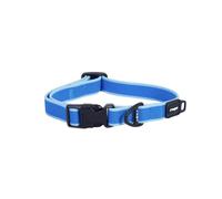 Rogz Amphibian Classic Dog Collar, Blue, Medium