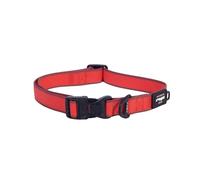 Rogz Amphibian Classic Dog Collar, Red, Large