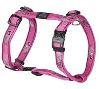 Rogz Armed Response Nylon Harness Pink Bone 25mm