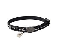 Rogz Catz AlleyCat Collar, Extra Small, Black