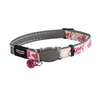 Rogz Cat Collar GlowCat, Pink Butterfly, 3/8" Small