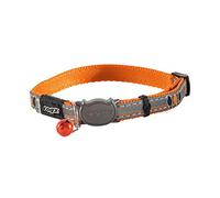 Rogz Catz NightCat Collar, Orange