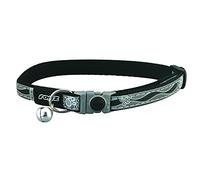 Rogz Catz NightCat Paws Collar, Black