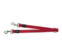Rogz Dog Double Leash - Lumberjack X-Large - Utility Reflective Red Splitz