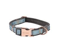 Rogz Dog Urban Classic Collar, Turquoise Moon, Medium