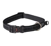 Rogz Fanbelt Collar Reflective, Black