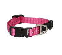 Rogz Fancy Dress Collar Pink Love XL 43-70cm