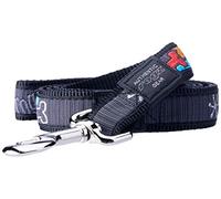 Rogz Fancy Dress Dog Collar Black with Bone Design XL 1.2m