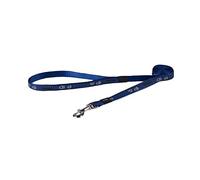 Rogz Fancy Dress Dog Lead Navy Paw Small 1.8m