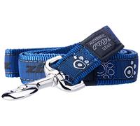 Rogz Fancy Dress Dog Lead Navy Paw XL 1.2m