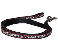 ROGZ Fancy Dress Medium 5/8" Scooter Fixed 6' Long Fashion Dog Leash, Hound Dog Design