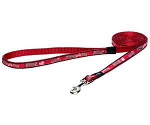 Rogz Fixed Lead Jellybean Bone Fancy Dress, Small, Red Rogz