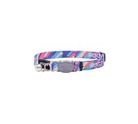 ROGZ Fusion Cat Collar with Break-away safety buckle (Geo Purple)