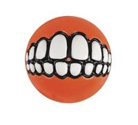 Rogz Grinz Ball, Large, 7.8 cm, Orange