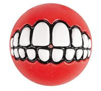 Rogz Grinz Ball, Small, 4.9 cm, Red