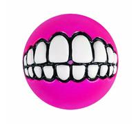 Rogz Grinz Treat Ball Dog Toy - Pink - 64mm