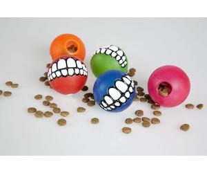 Rogz Grinz Treat Ball Dog Toy - Lime - 64mm
