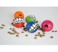 Rogz Grinz Treat Ball Dog Toy - Red - 64mm