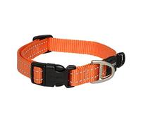 Rogz Snake Collar Reflective, Orange