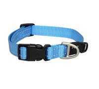Rogz Snake Collar Reflective, Turquoise
