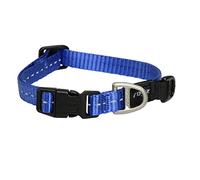 Rogz Utility Collar Nitelife, Small, Blue