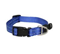 Rogz Utility Collar Snake, Medium, Blue