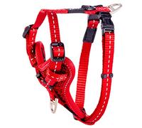 Rogz Utility Control Padded Chest Dog Harness with Two Point Steering Red Small