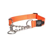 Rogz Utility Lumberjack Choker Necklace - Orange, XLarge, 43-70 cm x 2.5 cm