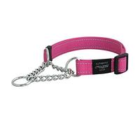 Rogz Utility Obedience Half-Check Dog Collar (Extra Large) (Pink)