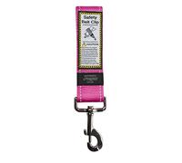 Rogz Utility Safety Dog Seat Belt Clip - Pink