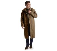 Rohan Men's Serein Waterproof Mac, PFC-Free Long Length Coat With Removable Hood - Cedar Brown, Medium