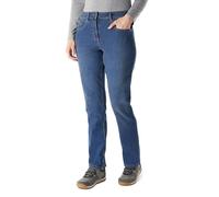 Rohan Women's Flex Lightweight Travel Jeans Classic Fit Denim - Packable Stretchy Trousers - Mid Denim, 8 Shrt