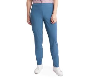 Rohan Women's Wanderers Everyday Walking Trousers, Lightweight Elasticated Stretchy Pants with Secure Pockets & UPF40+ Sun Protection - Cumbria Blue, 10 Short
