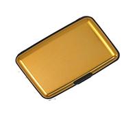 Rohans Aluminium Credit Card Holder Wallet CASE Purse Metal Business Card Protector UK (Gold)