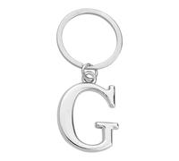Rohans Keyring Letter - Initial Alphabet Key Ring Charm Silver and Gold