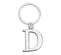 Rohans Keyring Letter - Initial Alphabet Key Ring Charm Silver and Gold