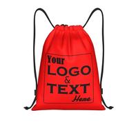 ROHBVMN Personalised Backpack custom Drawstring Bag - Add Photos/Logo/Text Sports Bag for Men and Women, Swimming Bag for Kids with Logo and Text for Every Occasion