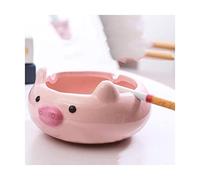 ROHCGHC Ashtray, Beautifully ceramics Ashtray Large capacity Cigar Rest cute Automotive Ashtrays Home Decoration Storage Box Practical(Large Light Pink Pig)