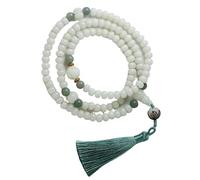 ROHCGHC buddhist bead, Buddhist Prayer Beads Bracelet, bead bracelet(Wit)