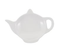 ROHCGHC Dinner Plate, Divided Dinner Plates,The Diet Control Plate, Saucer Chinese Tea Bags White Keychain Holder Spoon Condiment Bowls Resting Caddy House Teabag(9.5X7X1.5CM)