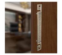 ROHCGHC Door Handle, Industrial Grab Bar for Wood/Glass/Metal Doors,Commercial Solid Sliding Push,Heavy Duty Double Sided Garden Sheds Pull(Length100CM)