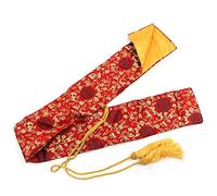 ROHCGHC Fitness Sword Bag, Tai Chi Carry Case, Silk 53 inch Japanese Katana Samurai Sword Storage Bag Carrying with Golden Tassel,U(D)