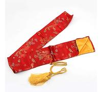 ROHCGHC Fitness Sword Bag, Tai Chi Carry Case, Silk 53 inch Japanese Katana Samurai Sword Storage Bag Carrying with Golden Tassel,U(O)