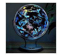 ROHCGHC Globe, geographic globe Interactive Globe With Silver Base 7.8” AR Educational Globes Of The World Illuminated