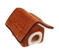 ROHCGHC Pet nest, 1pc Small Pet Cotton Nest Animals Warm Cage Hammock for Hams(Brown,22X19X15CM)