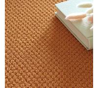 ROHCGHC Self-adhesive carpet tiles, Carpet Tiles Multi-Purpose Self-Priming Self Adhesive Tile for Home and Pets, Non-Slip Freely Splice Floor Stickers Tiles- 54 Sq.Ft(Orange)