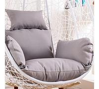 ROHCGHC Swing the chair cushion, Outdoor Swing Chair Seat Cushion Replacement Cover, Washable Thicken Hanging Hammock Chair Cushion Only, Sun-Resistant Chair Pads(Grey)