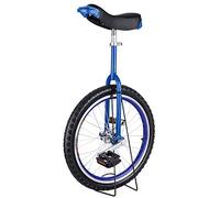 ROHCGHC Unicycle, 24/20/18/31 Inch Unicycle, Non-Slip Wheels, Mountain Tires Riding Self-Balance Exercise Balance Bike Outdoor Sports Fitness(Blue,16inches)