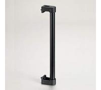 Rohde AG, Handles, Grab Handles, Aluminium Handles, Single Element Handles, Industrial Handles, Machine Handles (Black with Ribbed Plastic Coating, Drilling Spacing: A = 250 mm, Length = 300 mm)